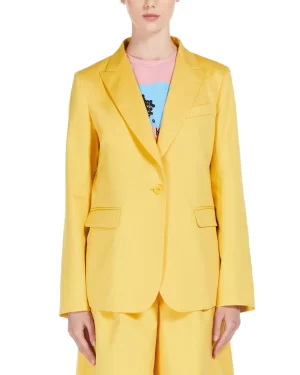 Blazer-Gelosia-cotone-lino-giallo-WEEKEND-MAX-MARA-7